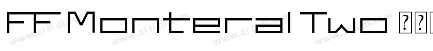 FF Monteral Two字体转换
